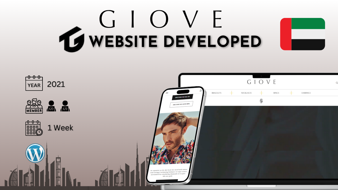 GIOVE Website Developed